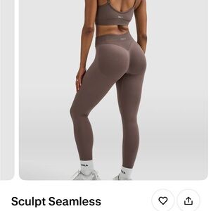 Sculpt Seamless Brown Leggings